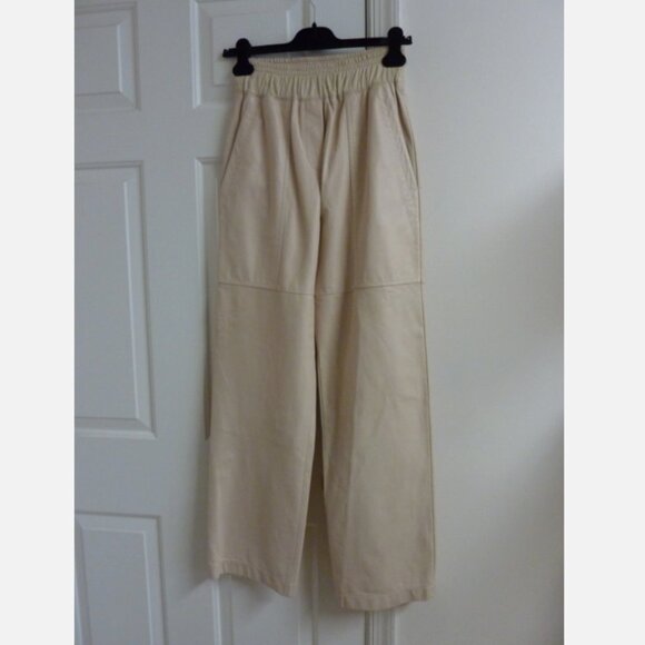 Brunello Cucinelli Pleated Leather straight-leg Pant - Picture 1 of 9